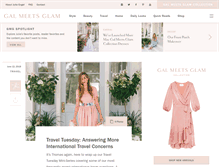 Tablet Screenshot of galmeetsglam.com